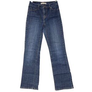 Levi's women's size 6 M denim perfectly slimming 512 boot cut jeans